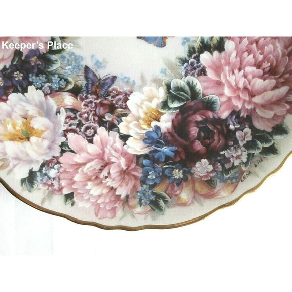 Lena Liu CIRCLE OF LOVE Plate 1st FLORAL GREETINGS - Picture 5 of 7